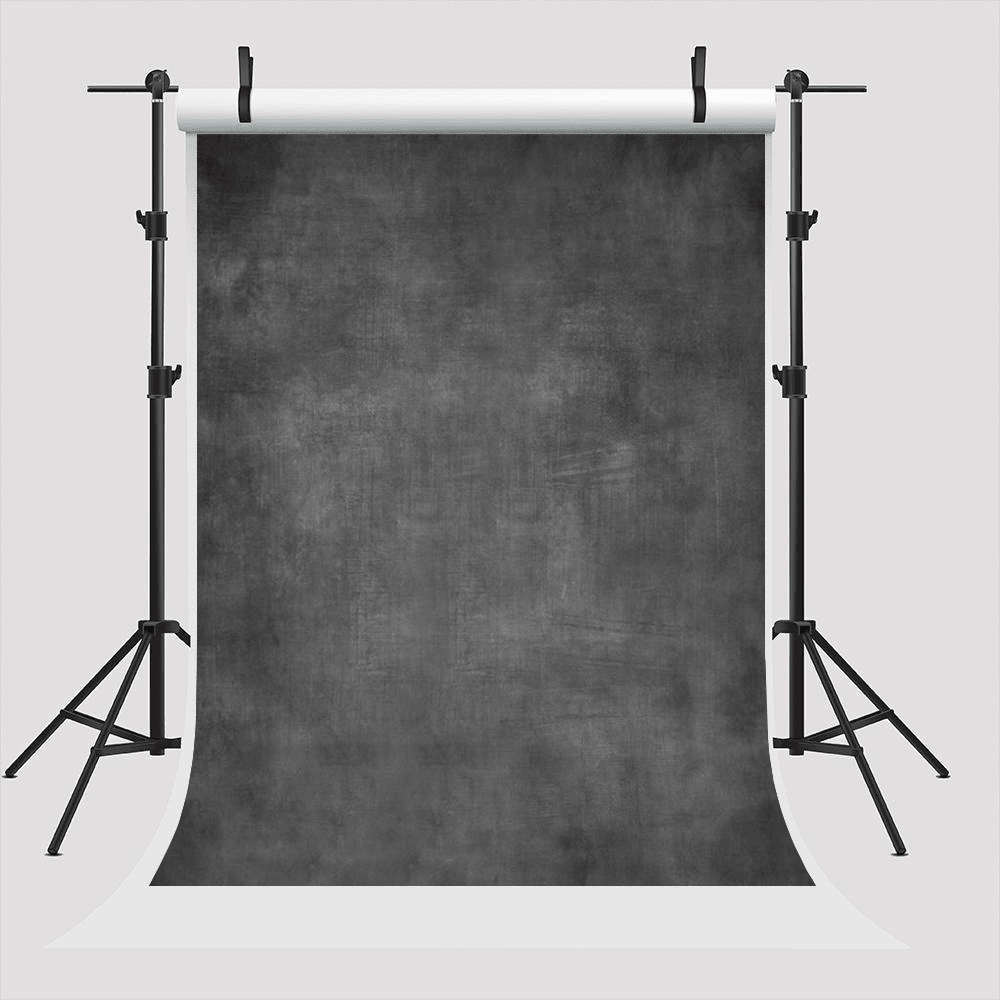 Simon Diez Dark Grey Texture Abstract Art Portrait Backdrop for Photography