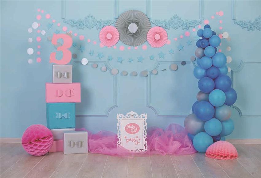 3th Baby Show Decor Backdrops for Party