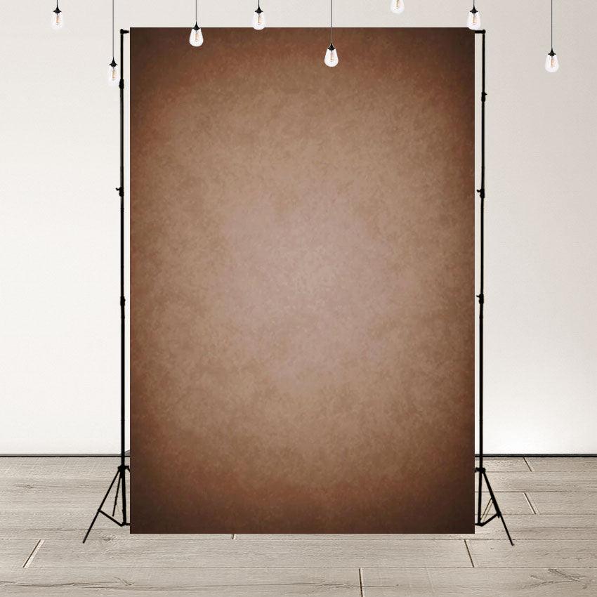 Brown Solid Abstract Photo Studio Backdrop for Portrait