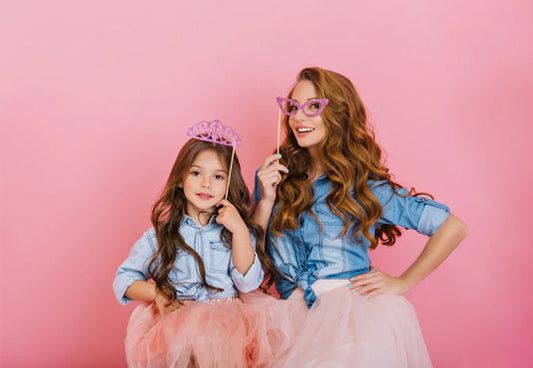Pink Solid Princess Photography Backdrops for Studio