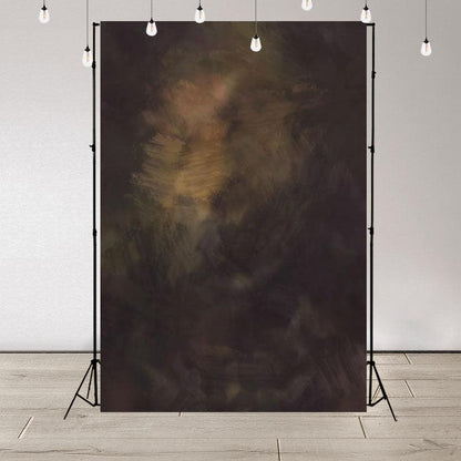 Dark Brown Abstract Portrait Background