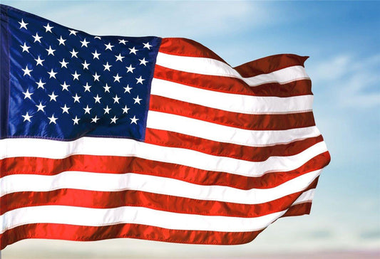 Blue Sky Flag Independence Backdrop for Photo Studio