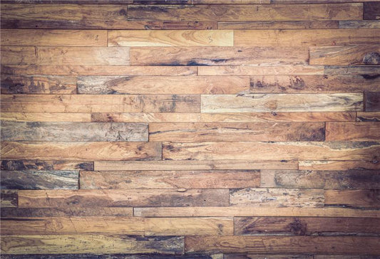 Vintage Wood Grain Brown Wooden Photo Backdrop Prop