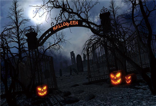 Terrible Night Halloween Photography Backdrops