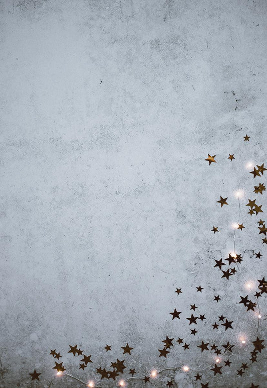 Gold Star Abstract Photography Backdrop for Picture