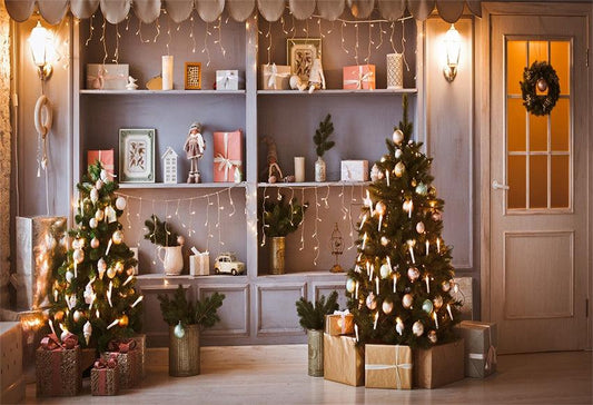 Christmas Gift Display Backdrop for Photos