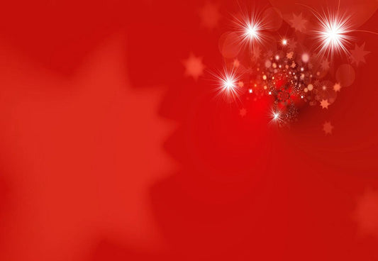 Red Shiny Star Valentine's Day Photo Backdrops