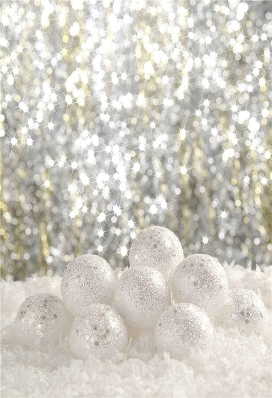 Sliver Shiny Bokeh Backdrops for Picture